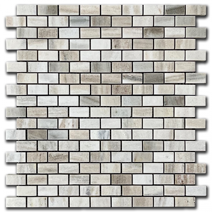 Palissandro 1,5x3 Mini Brick Marble Mosaic